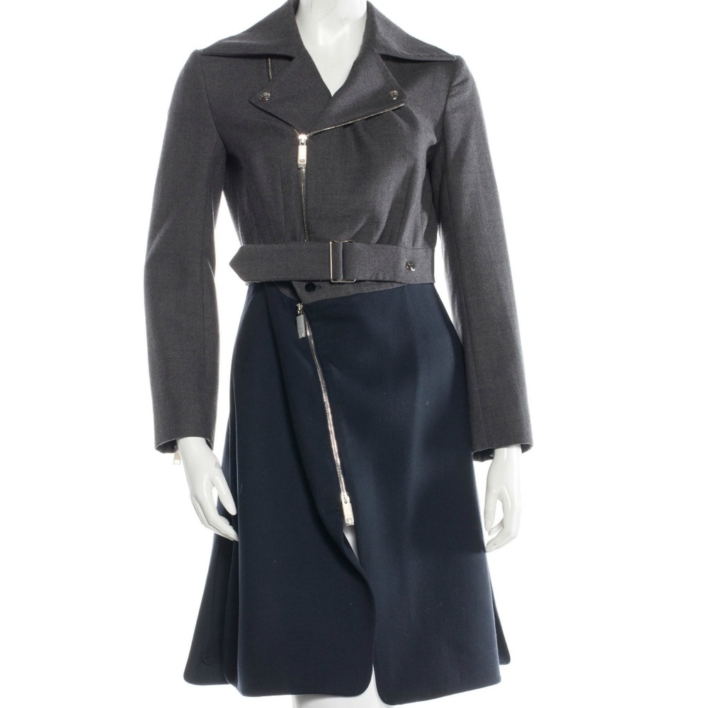 NWOT Dior Virgin Wool and Silk Lined Moto Jacket - Picture 2 of 6